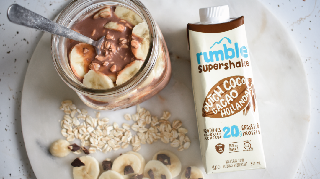 Rumble Overnight Oats: Protein-Packed Breakfast in a Flash